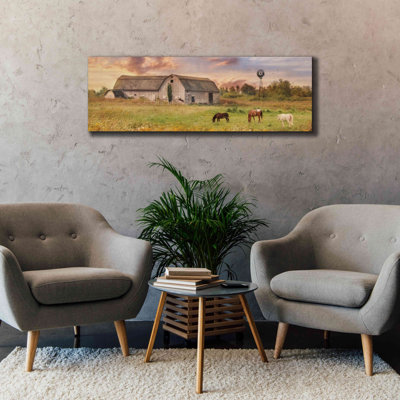 «Clayton Barnyard» par Lori Deiter, art mural sur toile