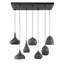 Polemoine 7 - Light Cluster Geometric Pendant