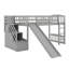 Lit mezzanine avec deux tiroirs et glissade-602824685