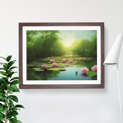 Special Water Lily Pond - Framed Print