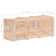 Storage Chest Storage Box Trunk with Lock for Bedroom Solid Wood Acacia