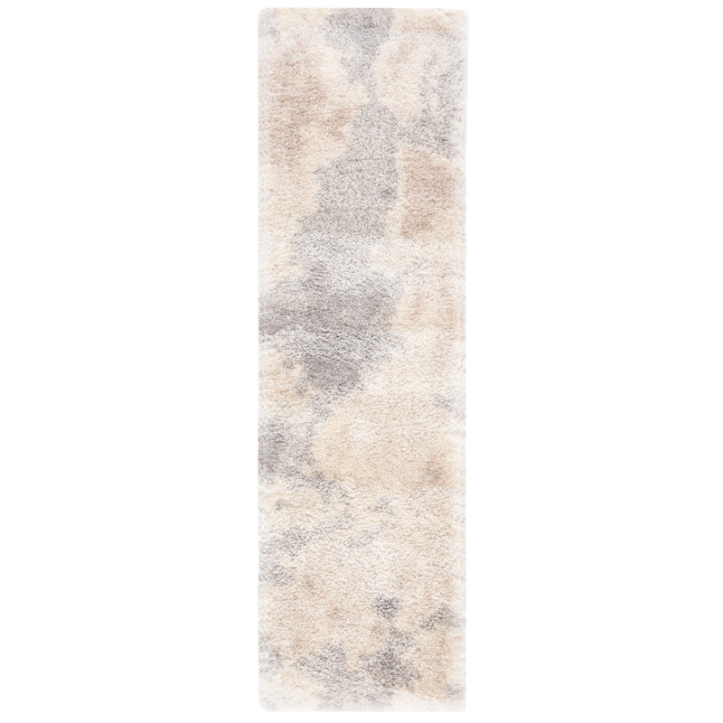Cloud Shag Performance Abstract Rug, Runner 2'3" x 8'