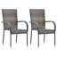Yurig Stacking Patio Dining Armchair with Cushion