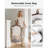 Large 100L Laundry Hamper With Lid, Collapsible Clothes Basket & Removable Bag-122980213