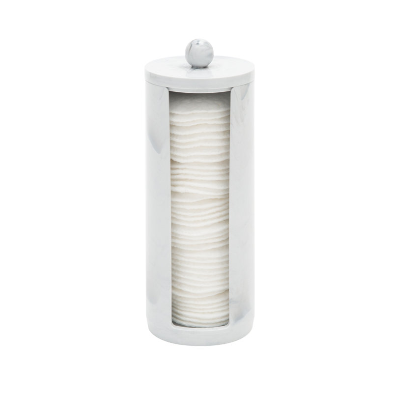 Bathroom Storage Container, White