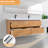 Solenne Wall Mounted Double Bathroom Vanity With Resin Top-1553001452