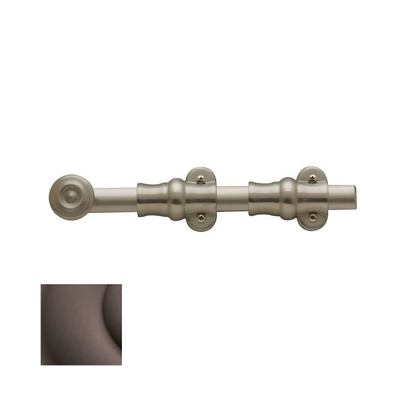 Ornamental Surface Bolt, 9.1" H x 2.8" W x 2.2" D, Venetian Bronze
