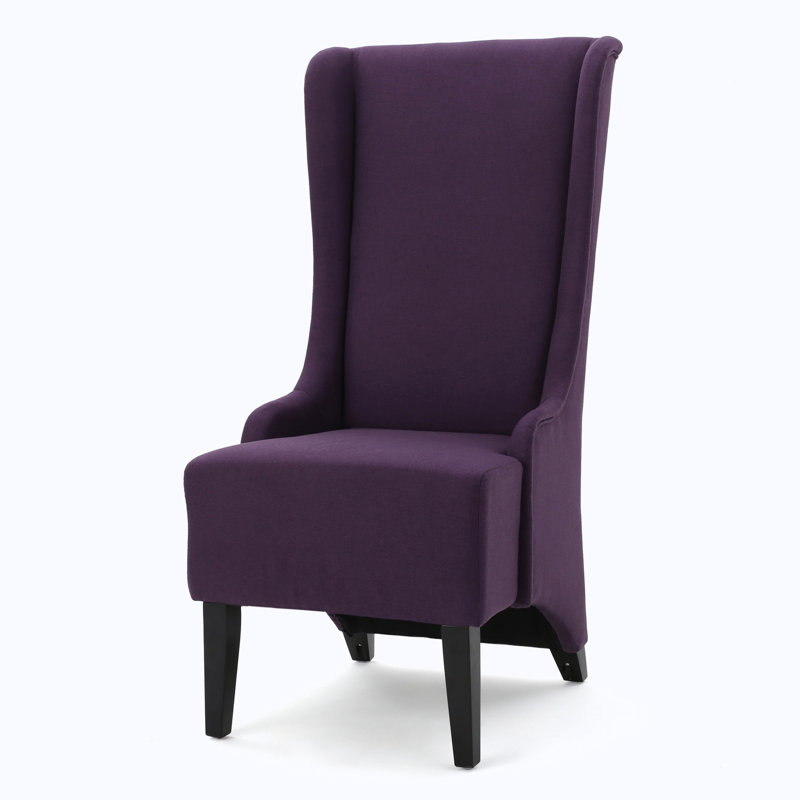 Chaise d'appoint à haut dossier, Tissu Plim
