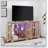 LED Curio Display Cabinet Antique Display Cabinet with Glass Doors Adjustable Shelves-1830811302