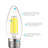 5 Watt (60 Watt Equivalent), B11 LED, Dimmable, Bright White (5000K) E26/Medium (Standard) Base-124392697