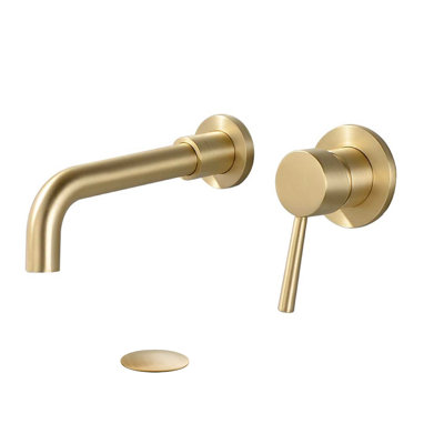 Single-handle Bathroom Faucet With Drain Assembly