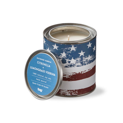 Bougie en cire de soya parfumée Tag USA