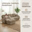 Canapé modulaire surdimensionné en L Chenille CloudHaven-95074184