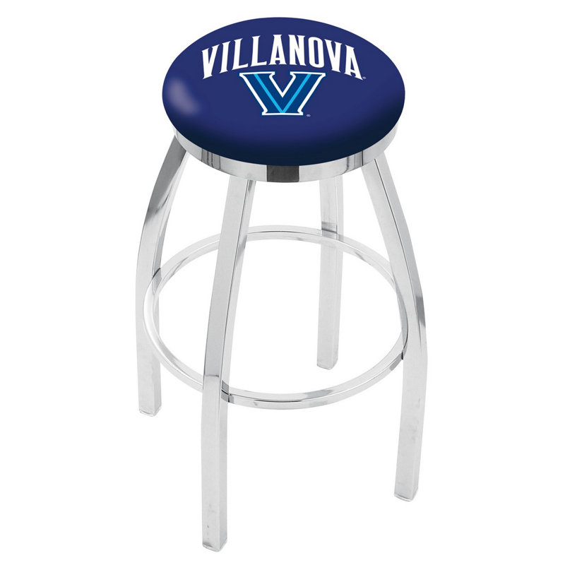 NCAA Swivel Counter and Bar Stool, Villa Nova, "Bar Stool (30" Seat Height)"