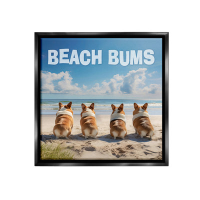 " Beach Bums Corgis " by Jim Baldwin