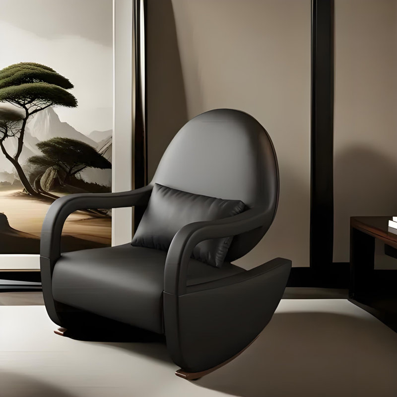Chaise berçante Fashion Creative Home Casual, Noir, noir, noir, noir