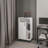 Blackwater Cabinet with Open Storage and 1 Door, White