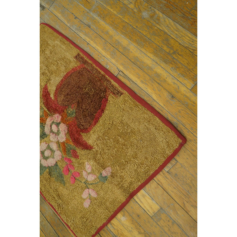 Jute / Sisal Floral Area Rug