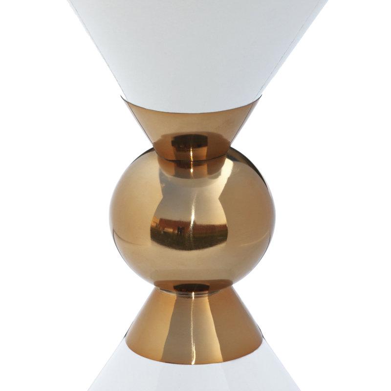 Elida End Table, White