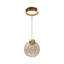 1 - Light Natural Dome Pendant