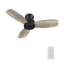 Ventilateur de plafond à moteur à courant continu de 44 po avec télécommande, sans lumière-1437223907