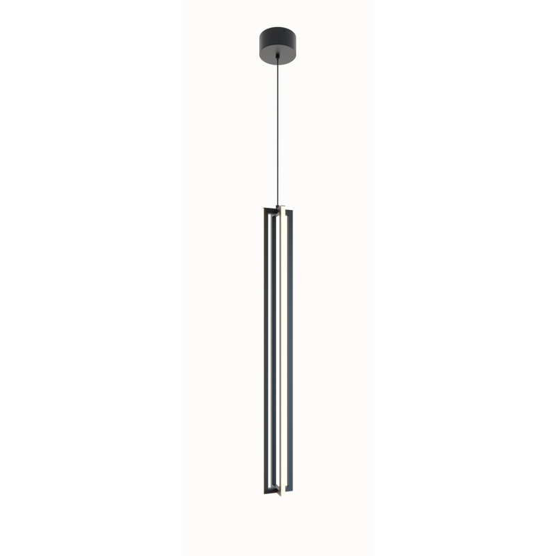 Luminaire suspendu Morairity 36W 4000Lm 120V, Noir