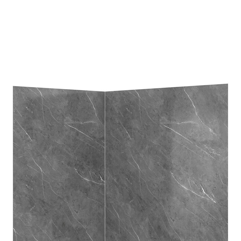 Streamline DSH-1300-130 2 pièces de douche encastrée en coin gris l 36 po x l 48 po x H 76 po, H 76 po x l 36 po x P 48 po