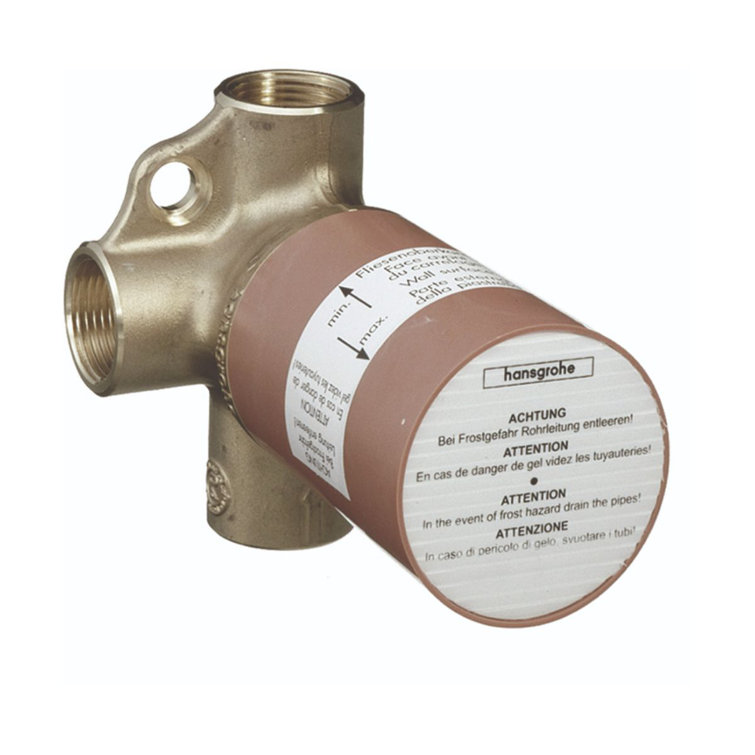 Axor Rough Trio Shut Off and Diverter Valve