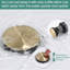 Console de salle de bain avec drain-98350847