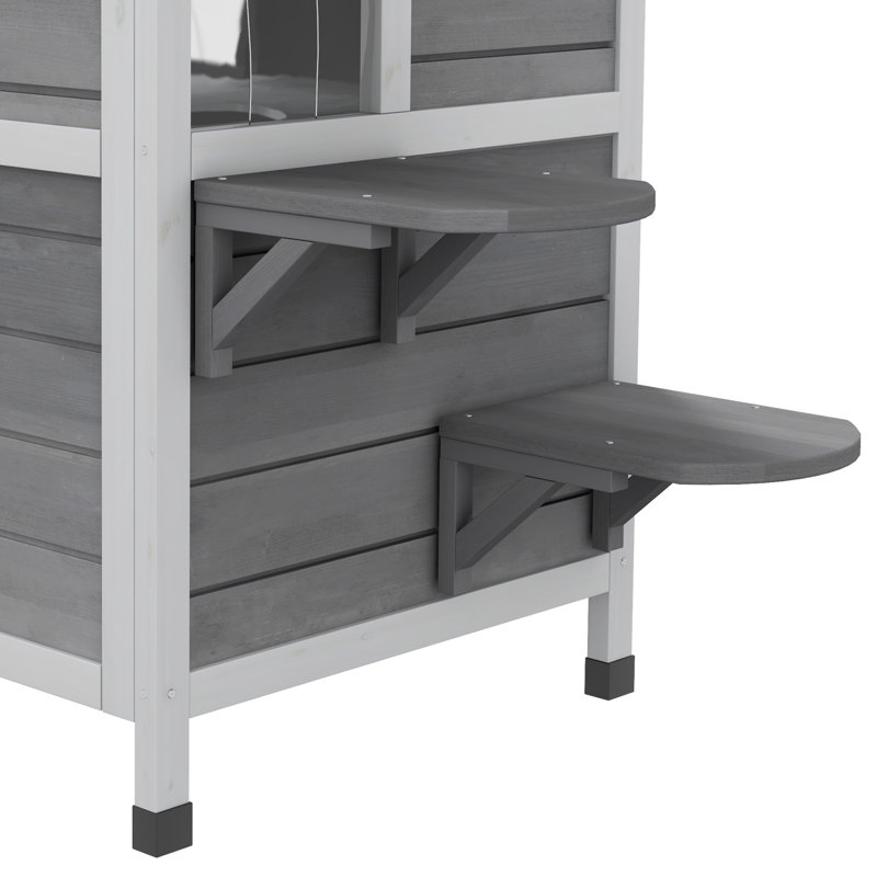 Maison pour chat Elliana, Gris