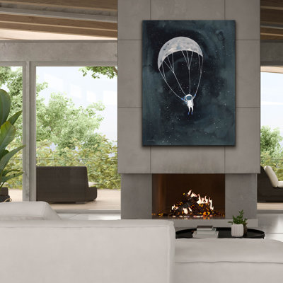 'Parachute Moon' by Rachel Nieman Canvas Wall Art, 40" x 54"