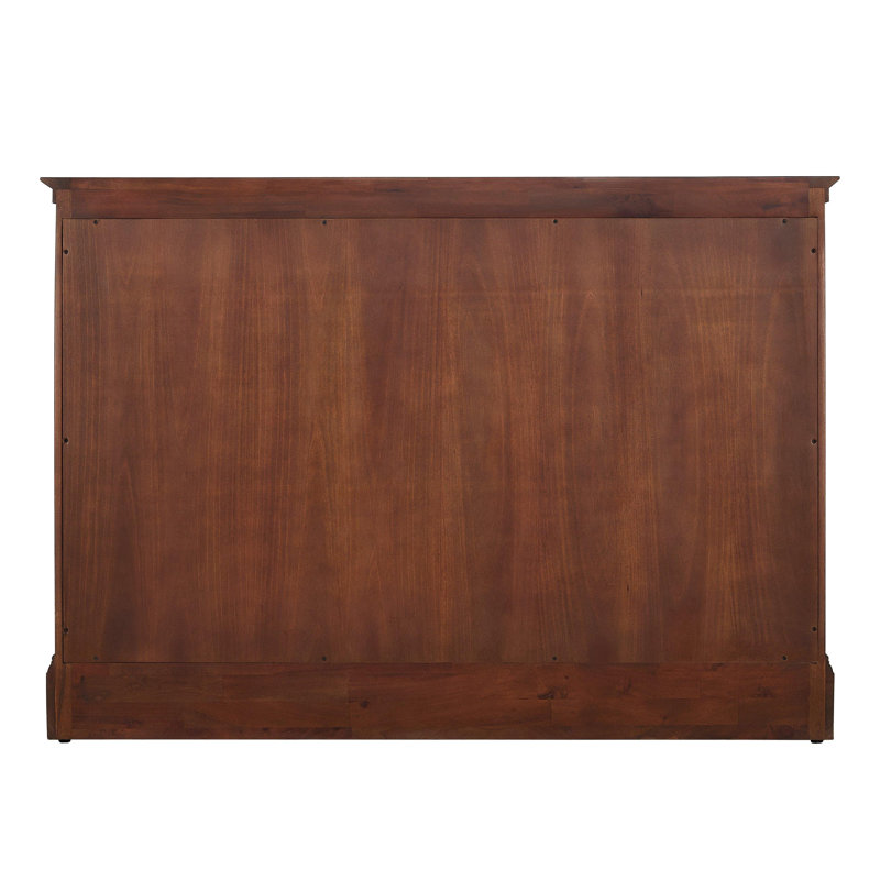 Claudia 48" Mahogany Single Basin Vanity Set with Cabinet, Vanity Top, Carrara Marble, Antique Coffee, 8" Widespread