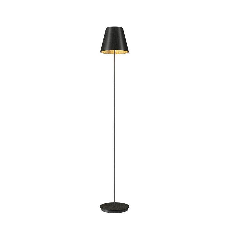Lampe sur pied conique Accord, Gris anthracite