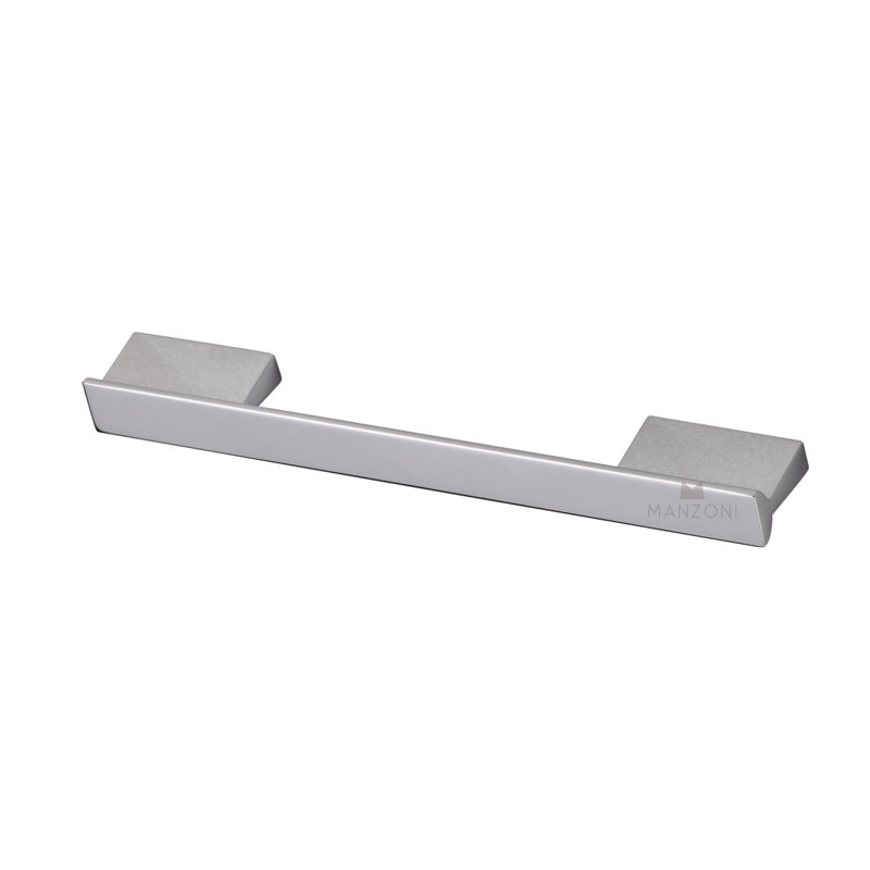 Bar Pull, Polished Chrome, 6 5/16"