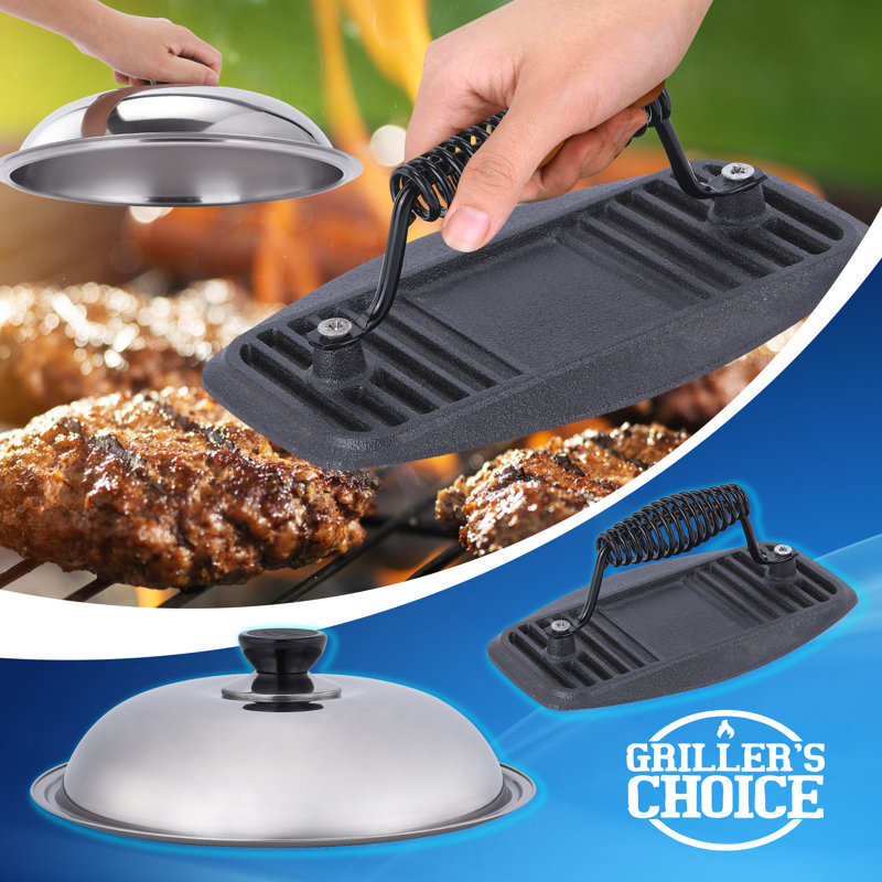 Stainless Steel Dishwasher Safe Griddle Set