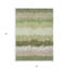 Tapis extérieur lavable rayé beige et vert olive 3 pi x 5 pi