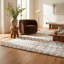 Tapis abstrait moderne de la collection rétro Raschad (5 pi x 8 pi) - 5 pi 3 po x 7 pi 6 po, ivoire-972881614