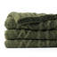 Jeté tricoté en chenille de luxe, 51 x 67 pouces, jeté tricoté pour chaise, jeté texturé décoratif super doux et chaud pour le lit, le canapé et le salon-114838651