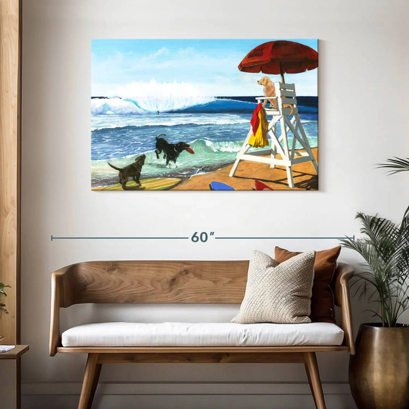 Guard Dog, 30" H x 45" W