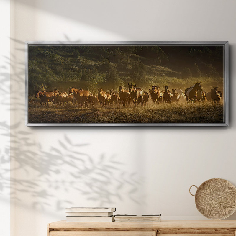 Wild and Free III - Toile encadrée, H 12 po x l 30 po