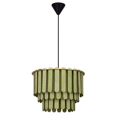 1 - Light Black Unique/Statement Pendant