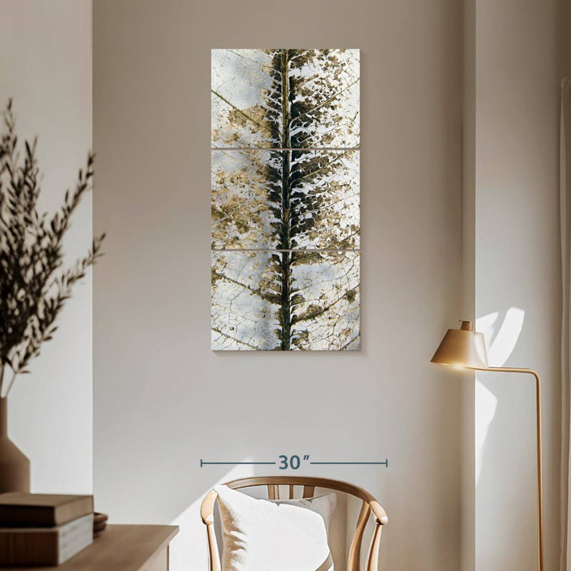 Leaf Structure, 62" H x 30" W