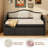Twin Daybed With Trundle And 2 Storage Drawers-1242801745