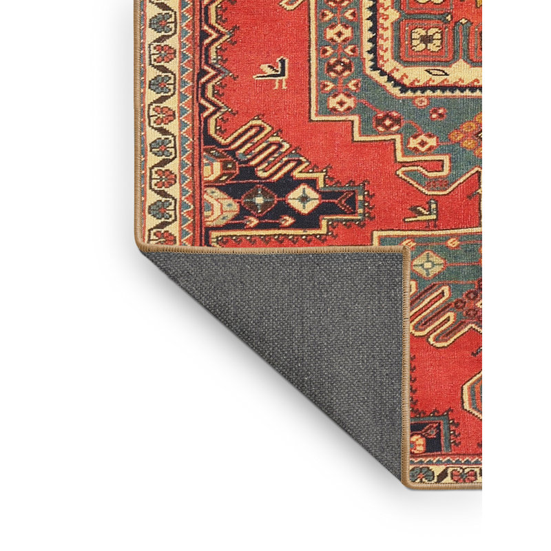 Tapis rouge à motif sud-ouest, Rectangle 5 pi x 7 pi