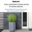 Modern Ribbed Cylinder Round Planter By Idealist Lite-252225526-252225527