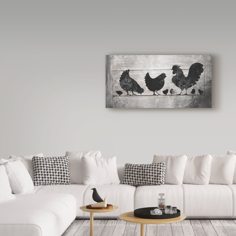 « farmy fraîche farm », reproduction d’impression sur toile tendue, H 24 po x l 47 po x P 2 po