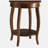 Walnut Accent Table With Bottom Shelf, Classic Side Table With Open Storage-1175182924