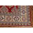 Red Geometric Kazak Oriental Area Rug