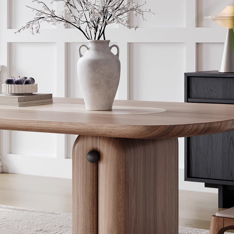 Belle table de salle à manger à dalle encastrée durable, H 29,52 po x L 78,74 po x l 31,49 po