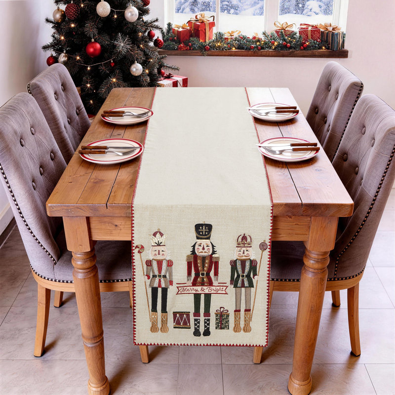 Avanti Nutcracker Trio 72" Runner